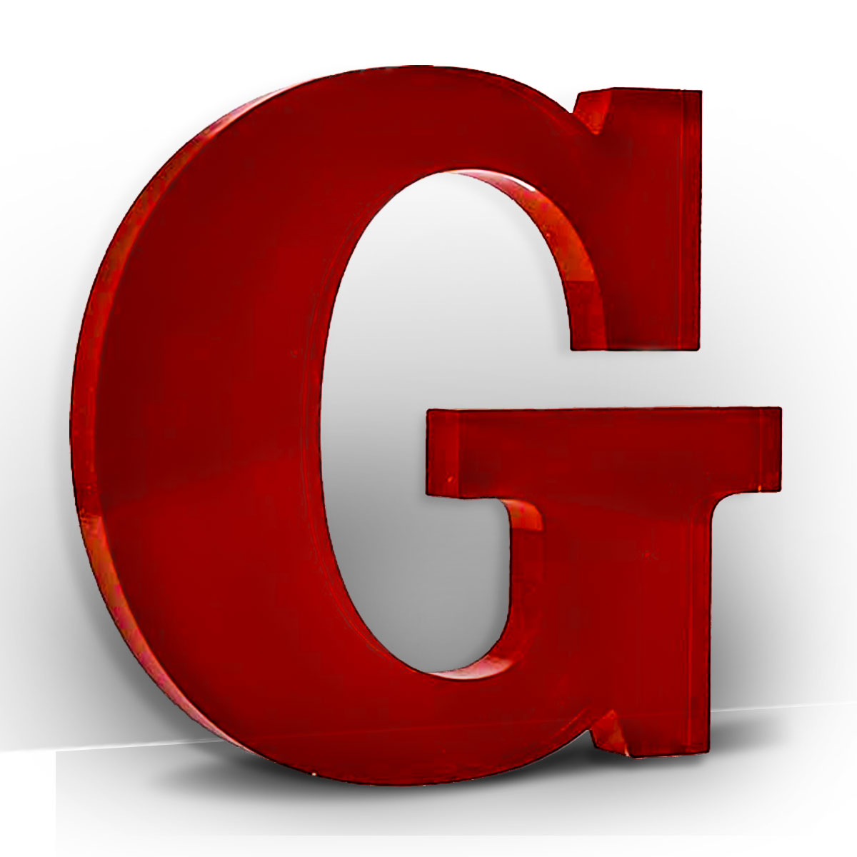 3D-Buchstaben Acrylglas transluzent - 19mm