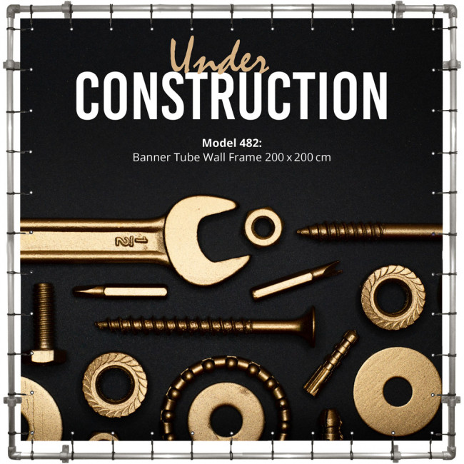 Wand Rahmen - für 200x200cm Banner